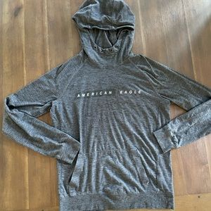American Eagle Mens long sleeve hooded shirt XS